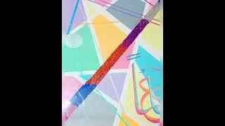 Multi colored Tape Art #calligraphy #arabic ~ Artmix / Amazing Art color by K.K Art Studio 