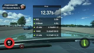 20220730 Blue Suede Cruise - ‘70 Chevy Monte Carlo vs. ‘65 Chevy II - Ride-along.