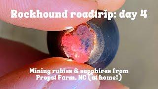 Mining rubies & sapphires in my garage! (Rockhound Roadtrip day 4)