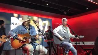 Florida Georgia Line - Round Here - at Nash FM in NYC - March 18, 2017