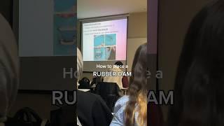 Rubber Dam tutorial #rubberdam #dentistry #dentistrymyworld #dentalstudent #студентстоматолог #dhf