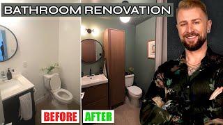 $1000 Extreme Bathroom Makeover | Renovating a Condo Bathroom on a Budget