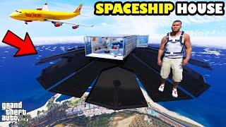 Franklin Upgrade His House into The Spaceship In GTA 5 | SHINCHAN and CHOP