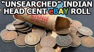 "Unsearched" Indian Head Cent eBay Roll Unboxing - Searching for Key Dates and Expensive Finds!!