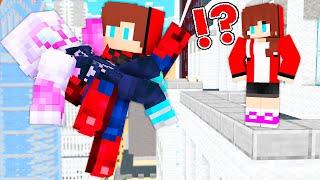 MAIZEN : JJ Spider - Man Met JJ SISTER Gwen in VILLAGE!? - Minecraft Animation JJ & Mikey