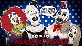 Top 10 Payasos de Terror / La Evolución de los Payasos de Terror (ANIMADO)