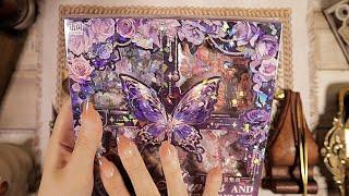 ASMR Scrapbooking Aesthetic  빈티지 다꾸 Journaling | Junk Journal Sounds | hwaufranc