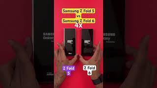 Samsung Z Fold 6 vs Samsung Z Fold 5 Comparison