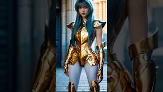 Female Aquarius Gold Saint Wears the Gold Cloth #SaintSeiya #Cosplay #goldsaint #anime #aquarius