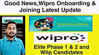 Wipro Onboarding & Joining Latest Update | Breaking News  | Offer Letter, Connect Session, Survey