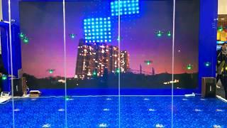 HighGreat Synchronized Drone Light Show CES 2019 1-8-19