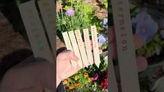 diy pottery garden labels 🪴 #pottery #ceramics #garden
