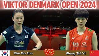 Kim Ga Eun (KOR) vs Wang Zhi Yi (CHN) | R16 | Badminton VDO24