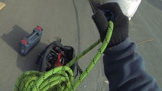 Монтаж баннера (Rope access Time-lapse)