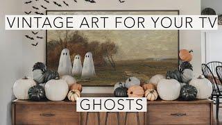 Vintage Ghost Paintings | Art Slideshow & TV Screensaver | 1Hr 4K HD