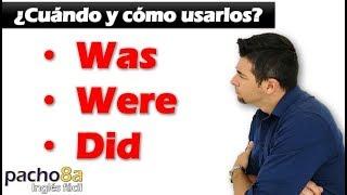 Cuándo usar y diferenciar WAS – WERE – DID – Pasado to be VS Pasado Simple – Explicación Detallada