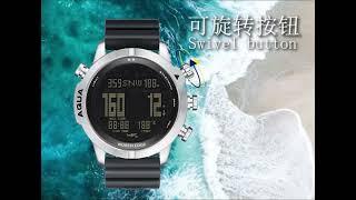 how to use NORTH EDGE AQUA WATCH?