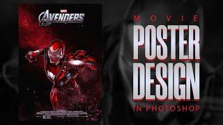 How to create a movie poster in Photoshop | Iron Man | Mr. Thesigner | Avengers | Photoshop Tutorial