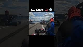 KZ race start at New Castle Motorsports Park.