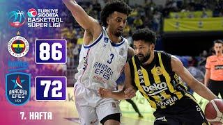 Fenerbahçe Beko (86-72) Anadolu Efes - Türkiye Sigorta Basketbol Süper Ligi - 2024/25