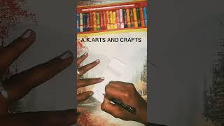 Easy Creative Heart Drawing #youtubeshorts #shorts  #creative hearts # drawing  #a.k.arts and crafts