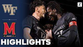 Wake Forest vs Maryland | NCAA College Cup Soccer Championship | Highlights - November 24, 2024