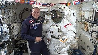 David Saint-Jacques Discusses Life in Space with Canadian Media