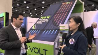 Ludovic Baudry Introducing R-Volt of Systovi at Intersolar North America 2015