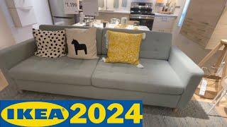 IKEA SOFA COUCHES ARMCHAIR WINTER SALE 2024 SHOP WITH ME