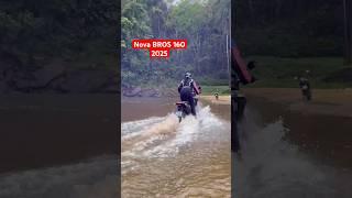 Nova HONDA BROS 160 - na estrada de Cunha avaliando a nova Honda NXR 160 BROS 2025. #bros160 #nxr160