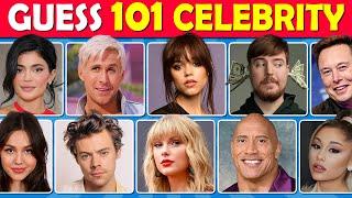 Guess the Celebrity in 3 Seconds | Easy, Medium, Hard Levels 🟢  