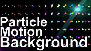 Particle Motion Background || FHD Video 1080p || By A S Creation Cloud ||