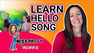 Learn Greeting Song for Children | Hello Song by Patty Shukla Nursery Rhyme