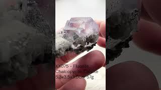 XX075 - Fluorite, Chalcopyrite, Calcite