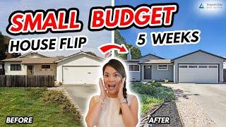 Small Budget House Flip BEFORE and AFTER  - Home Renovation Before and After, Budget Home Remodel