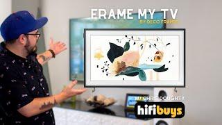 Frame My TV Setup by Deco Frames (Samsung Frame) @HiFiBuys  w/ Chris Doughty