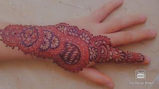 New Latest Mehndi Design For Hand's"Simple Henna Design" BR mehndi designs