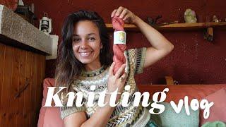 A peaceful knitting vlog