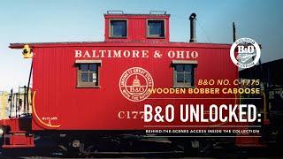 B&O Unlocked: B&O No. C-1775 Wooden Bobber Caboose