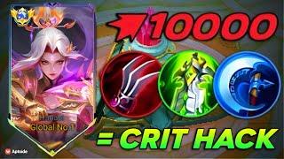 GLOBAL HANABI CRITICAL ONE SHOT BUILD IS BACK!!( CRIT DAMAGE HACK! ) HANABI BEST BUILD 2024!