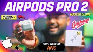 Best Airpods Pro 2 Clone with 100% Working ANC | Master Clone| GIVEAWAY 