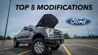 Top 5 Modifications | Ford F250