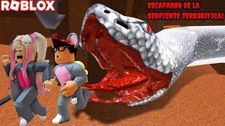 Los Ratoncitos Sam Y Gutti Perseguidos Por La Serpiente Mas Gigante Y Terrorifica De Roblox! 