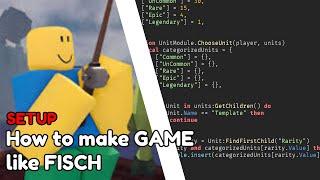 How to make a GAME like FISCH on ROBLOX