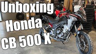 Unboxing 2021 Honda CB 500 X / Start Up / MAX'S MOTO SHOP