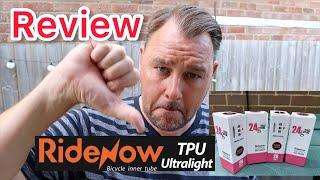 RideNow 24g TPU Tube Review and Pirelli TPU Smart Tube puncture repaired. How hard!!!