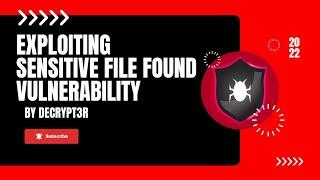 Bug Bounty - Find Sensitive Files using BurpSuite | Decrypt3r