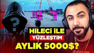 GERÇEK HİLECİ İLE YÜZLEŞTİM!!  AYLIK 5000$ GELİR? HİLE KULLANAN YOUTUBER? | PUBG MOBILE