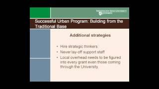 Successful Urban Programming  Building from the Traditional Base