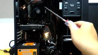 藤小二 2018年 電腦DIY組裝教學-AMD系列，AMD R5 2600 六核心+技嘉B450 AORUS PRO WIFI主機板，大版主機板，五年保固！(2018/9/13)